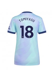 Fotbalové Dres Arsenal Takehiro Tomiyasu #18 Dámské Třetí Oblečení 2024-25 Krátký Rukáv